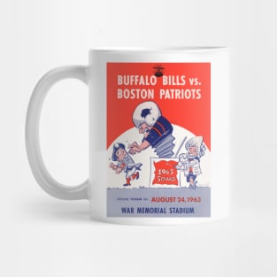 Vintage Buffalo Bills Game Programs Mug